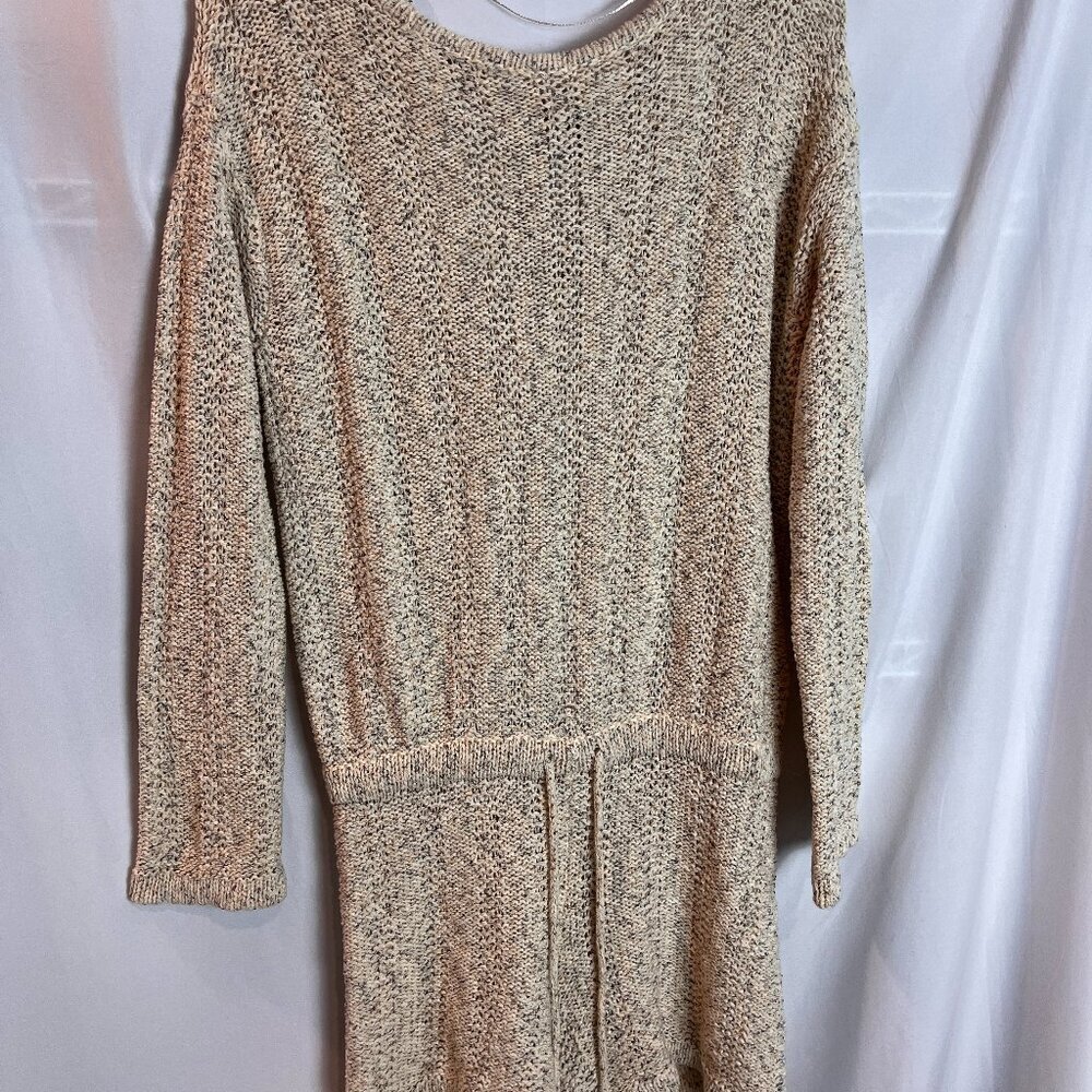 Women's Beige Knit Free People Beach Romper Size S
